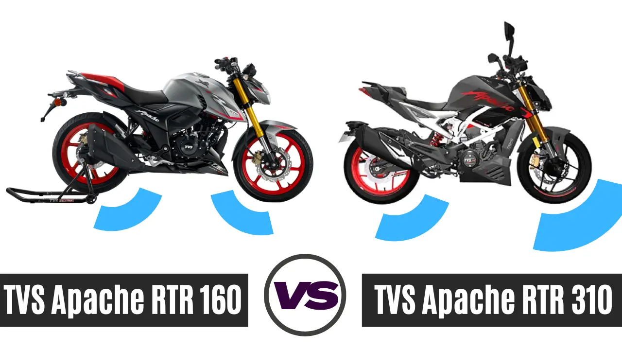 TVS Apache RTR 160 vs TVS Apache RTR 310